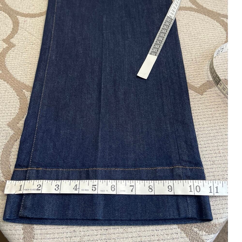 Chico’s Trouser Jean Wide Leg Dark Wash Jeans, size US 12/ Chicos size 2 - Picture 11 of 13